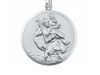 9k White Gold Saint Christopher Pendant Photo