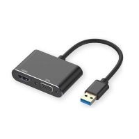 LMA USB 30 to VGAHDMI Adapter Black