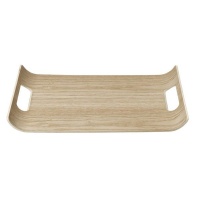 blomus Tray in Light Wood with Non Slip Surface 25 x 35 cm – WILLOW