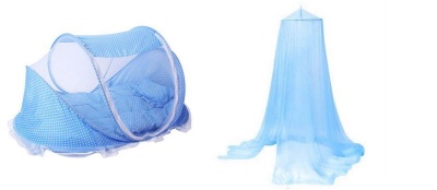 Photo of Folding Infant Baby Anti-Mosquito Cradle Bed Tent & Mosquito Net Set