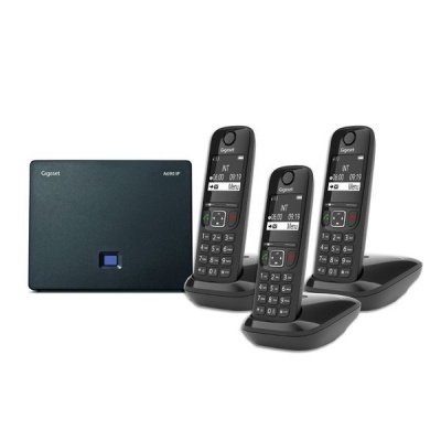 Photo of Gigaset As690IP TRIO Bundle - 3 Phone VoIP & Landline Cordless Phone System