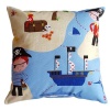 Pirate and Ship Pillow/Cushion Cover Photo