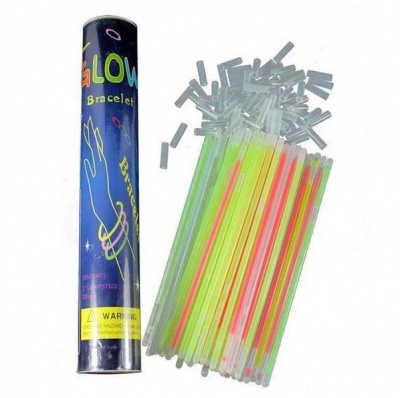 Photo of Glow Dancers 100 Piece Premium Glow Sticks Bracelets Neon Light
