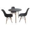 Table & 3 chairs - White Photo