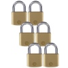 Yale 40mm Brass padlock pack6 Photo
