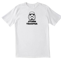 Storm Trooper Face N1 White Tshirt