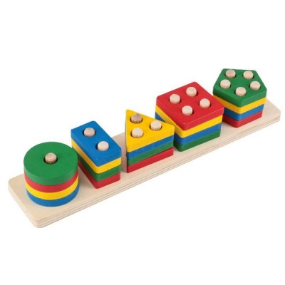 Toyzone Geometric Block Sorter Count and Sort
