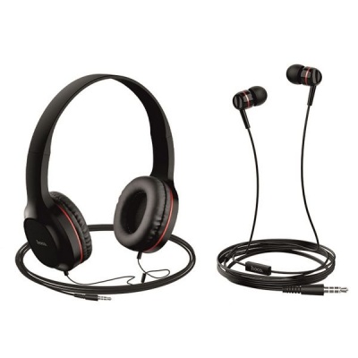 Photo of MR A TECH Headphones “W24 Enlighten” wired with mic set with earphones