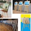 Wooden Easel Studio A-Frame Display 150cm Photo