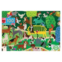 eeBoo Childrens Puzzle Dogs at Play 100 Pieces