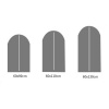 3 Packs Garment Bag Full Zipper Dust Cover For Clothes Storage Closet Photo