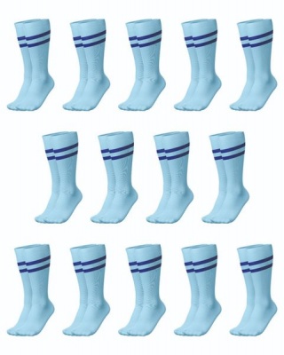 Photo of RONEX Soccer Socks - Set of 14 Pairs - Sky/Navy