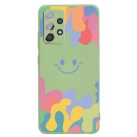 Cre8tive Painted Smiley Silicone Case for Samsung Galaxy A52