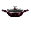 Berlinger Haus 24 cm Titan Coating Shallow Pot with Lid - Purple Eclipse Photo