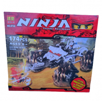 Fire Ninja Masters of Spinjtzu Building Block set Interlocking with Spinner