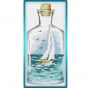 Cross stitch kit- Ship in a bottle Photo