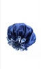 Women Navy and Light Blue Silky Bonnet Photo