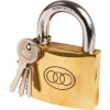 Bulk Pack x 2 Tri-Circle - Padlock Brass Box 50mm Photo