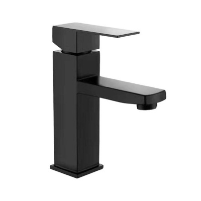 Jack Brown Square Bathroom Basin Mixer Tap With Hose