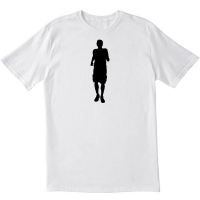 Jogger Shorts Silhouette White T Shirt