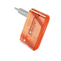 Borofone Transparent Car Wireless Bluetooth Aux Audio Receiver bc46