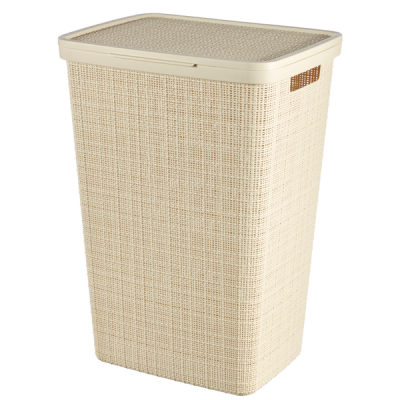 Photo of Curver by Keter - Jute Laundry Hamper Oasis White