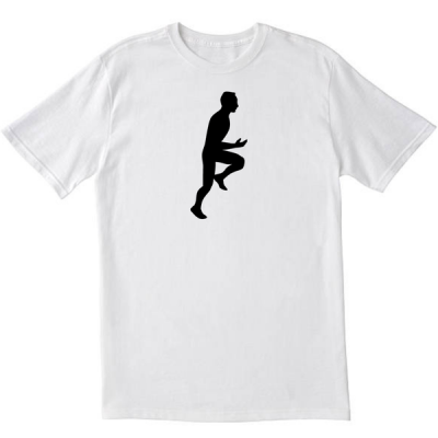 Jogger Silhouette White Tshirt