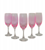 Champagne Glasses 190ml 6 PiecePink Photo