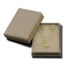 Shimansky 14KY Oval Peridot Fancy Gem& Diamond Pendant & Earring Set Photo