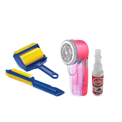 Hair Fluff Remover with Multipurpose Cleaning Foam and Hair Ball Remover