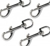 Bulk Pack x 10 Snap-Hook and Swivel Chrome - 12x 75mm Photo
