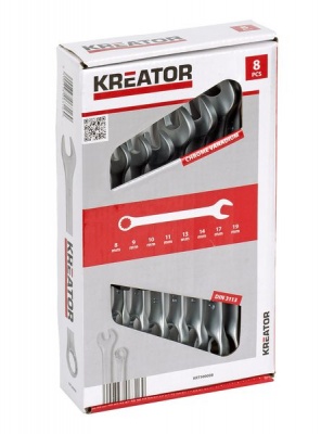 Photo of Kreator - Combination Spanner Set - 8 Pieces