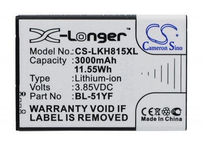 Photo of LG DS1402 Mobile SmartPhone Battery/3000mAh