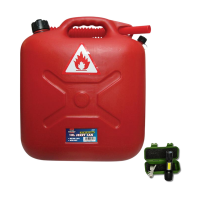 AutoGear Auto Gear Plastic 10L Petrol Jerry Can with Torch