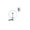 RGB LED Soft Ring Light with Phone Clip 26cm