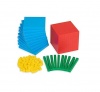 EDX Education Base Ten Magnetic Demo Set - 121 Pieces Photo