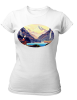 PepperSt Ladies White T-Shirt - Fisherman Paradise Photo