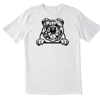 Pug Dog White T shirt