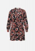 Women's Glamorous Petite floral tunic - black rust Photo