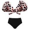 Iconix Light Leopard Crop Bikini Photo