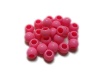 BEAD COOL - Plastic Bead Big Hole -Magenta -130 piecess Photo