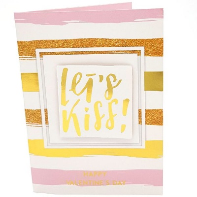 Photo of BUFFTEE Valentines Day Musical Card- Lets Kiss