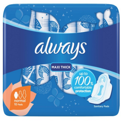 Photo of Always Sanitary Pads Maxi Thick Normal VALUE PACKET