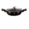 Berlinger Haus 24 cm Marble Coating Shallow Pot & Lid - Shine Black Edition Photo