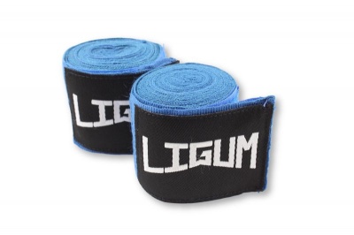 Photo of Ligum Fight Gear Ligum Professional Boxing Wraps - 5 Pack - Blue