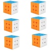 Classic Toy 6 x Stickerless Magic Puzzle Cube Photo