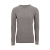 Quiz Mens Ribbed Crew Neck - GREY Photo