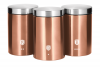 Berlinger Haus 3 Piece Premium Canister Set - Rose Gold Edition Photo