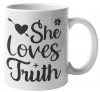 MugMania -She Loves Faith Coffee Mug Photo