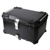 45L Motorcycle Aluminum Alloy Top Box Tail Case Black Photo